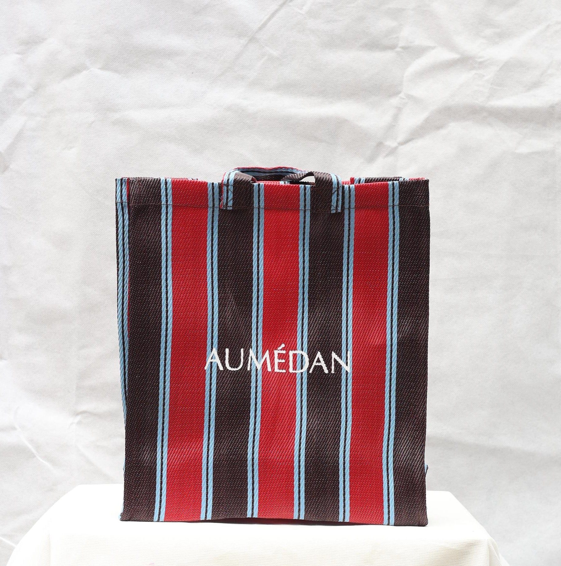 RED/BROWN - MEDIUM TOTE BAG
