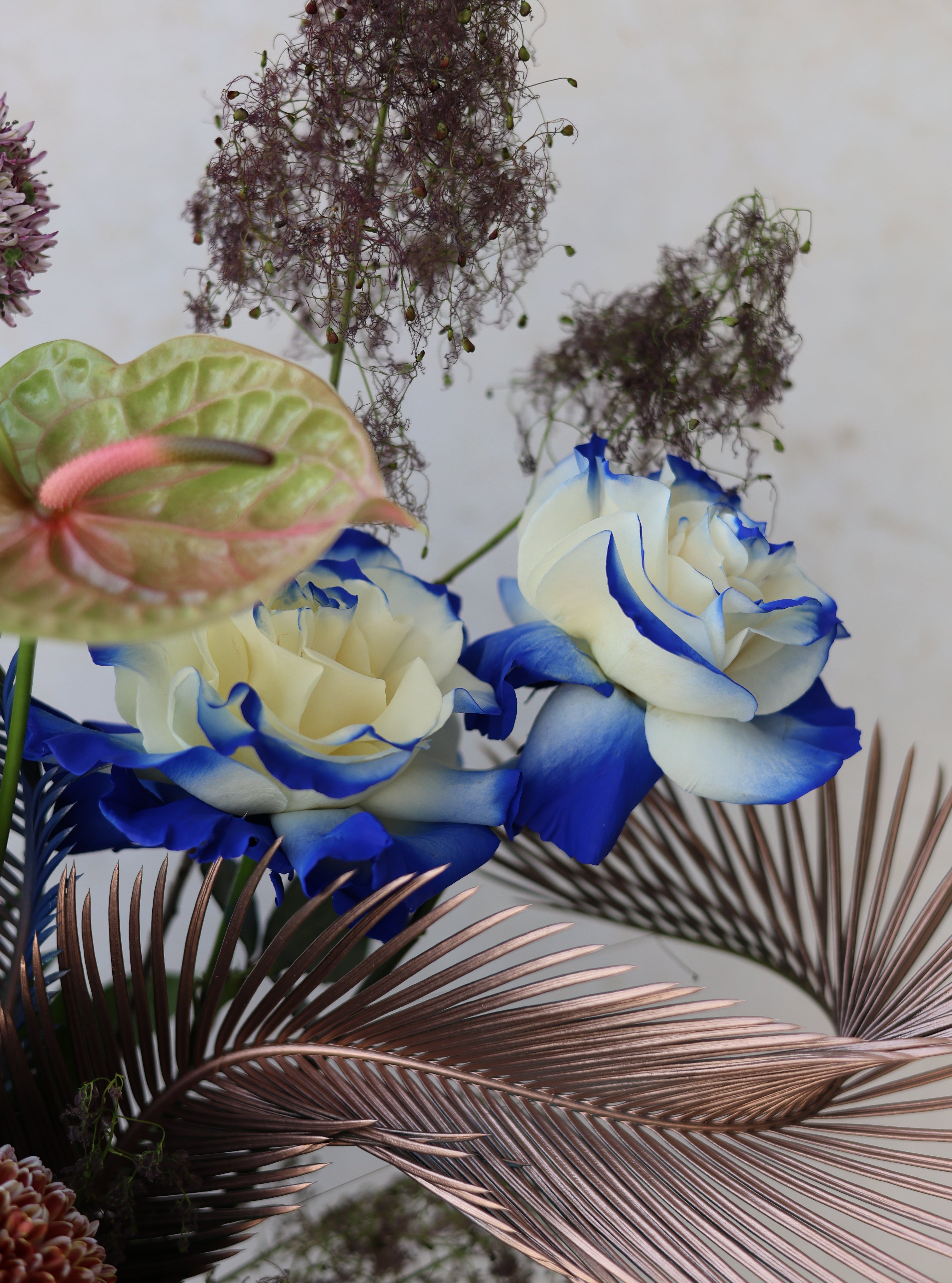 Blue Swan - VASE ARRANGEMENT