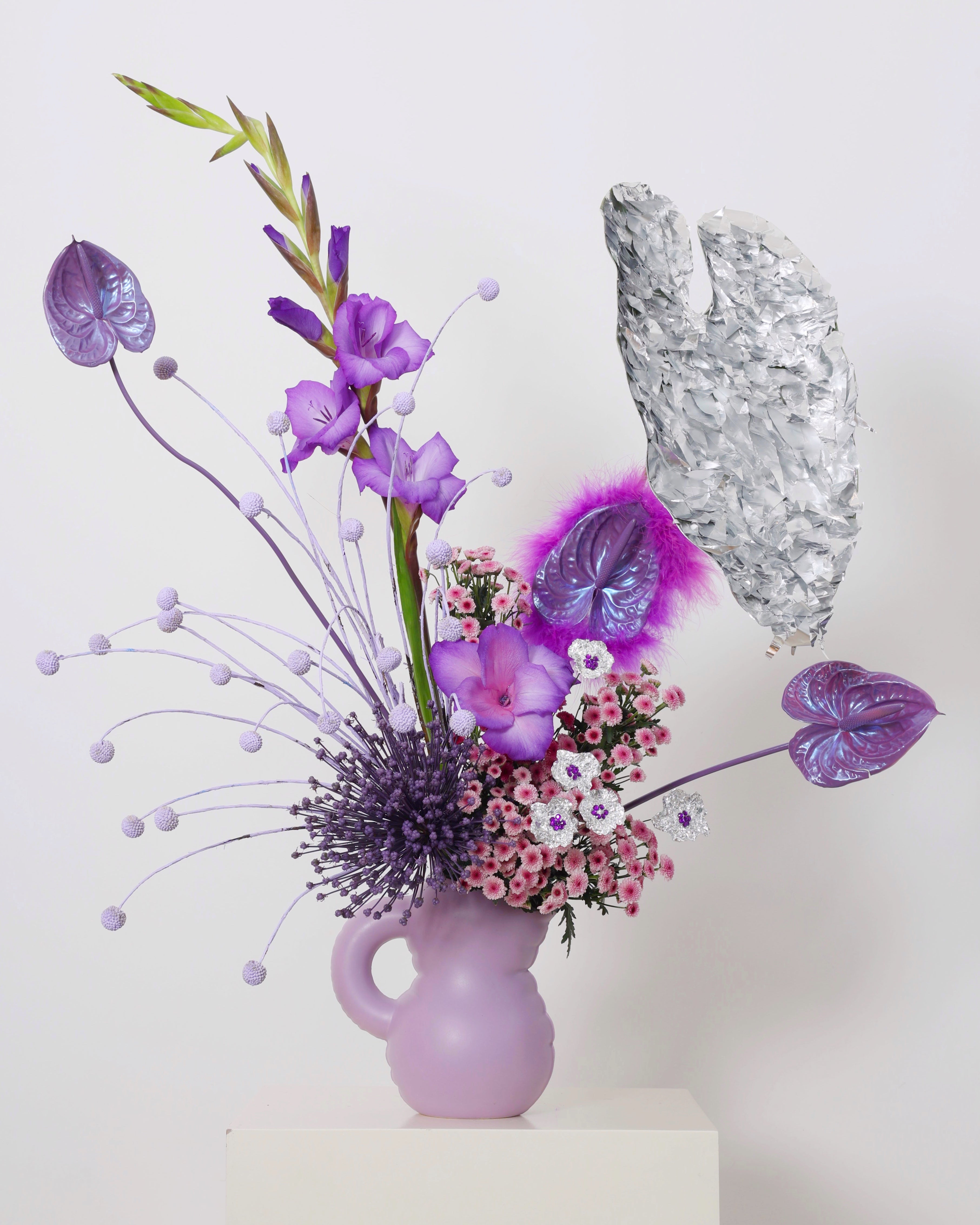COUTURE VIOLET - VASE ARRANGEMENT