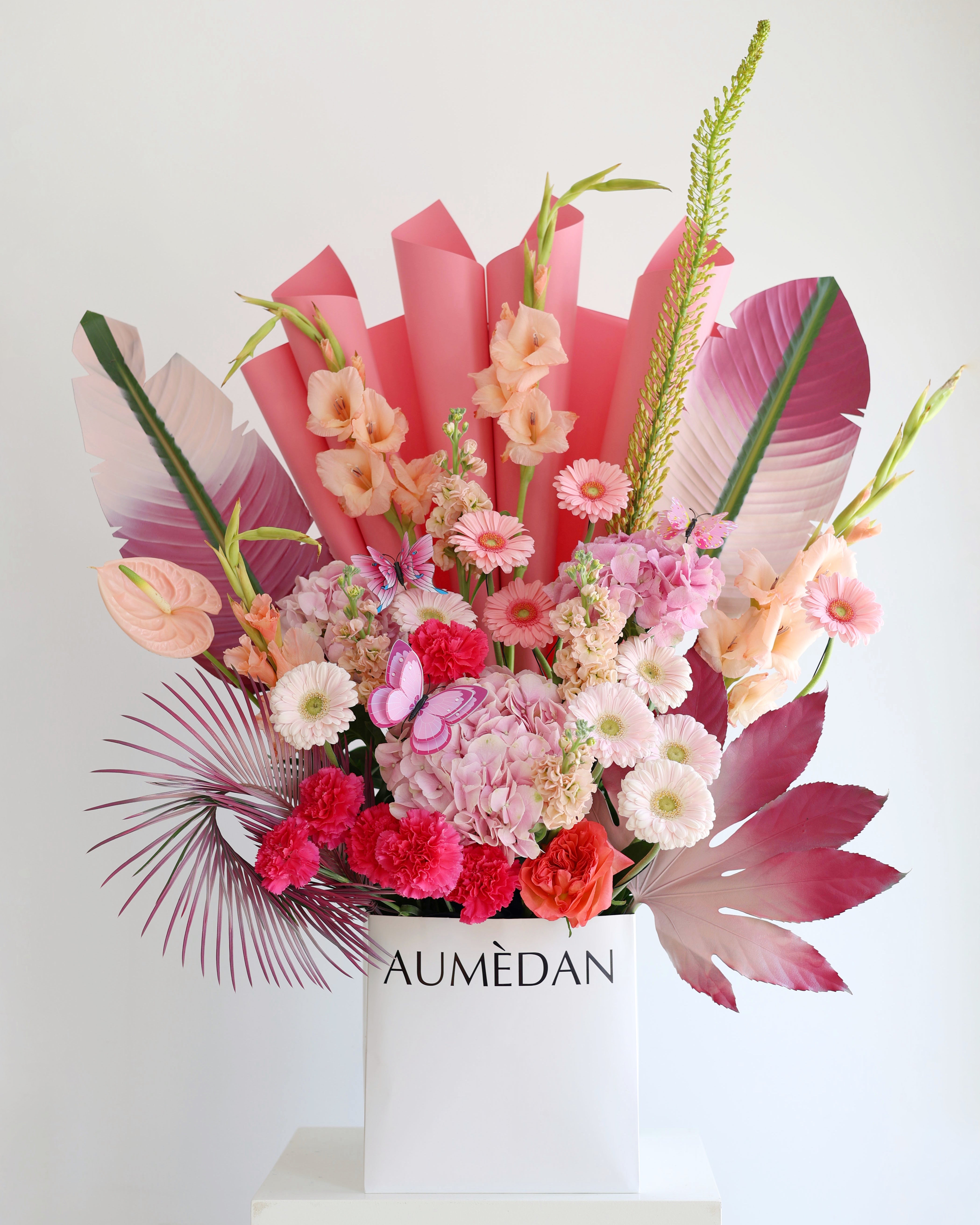 pink-a-boo - Cube Bag arrangement