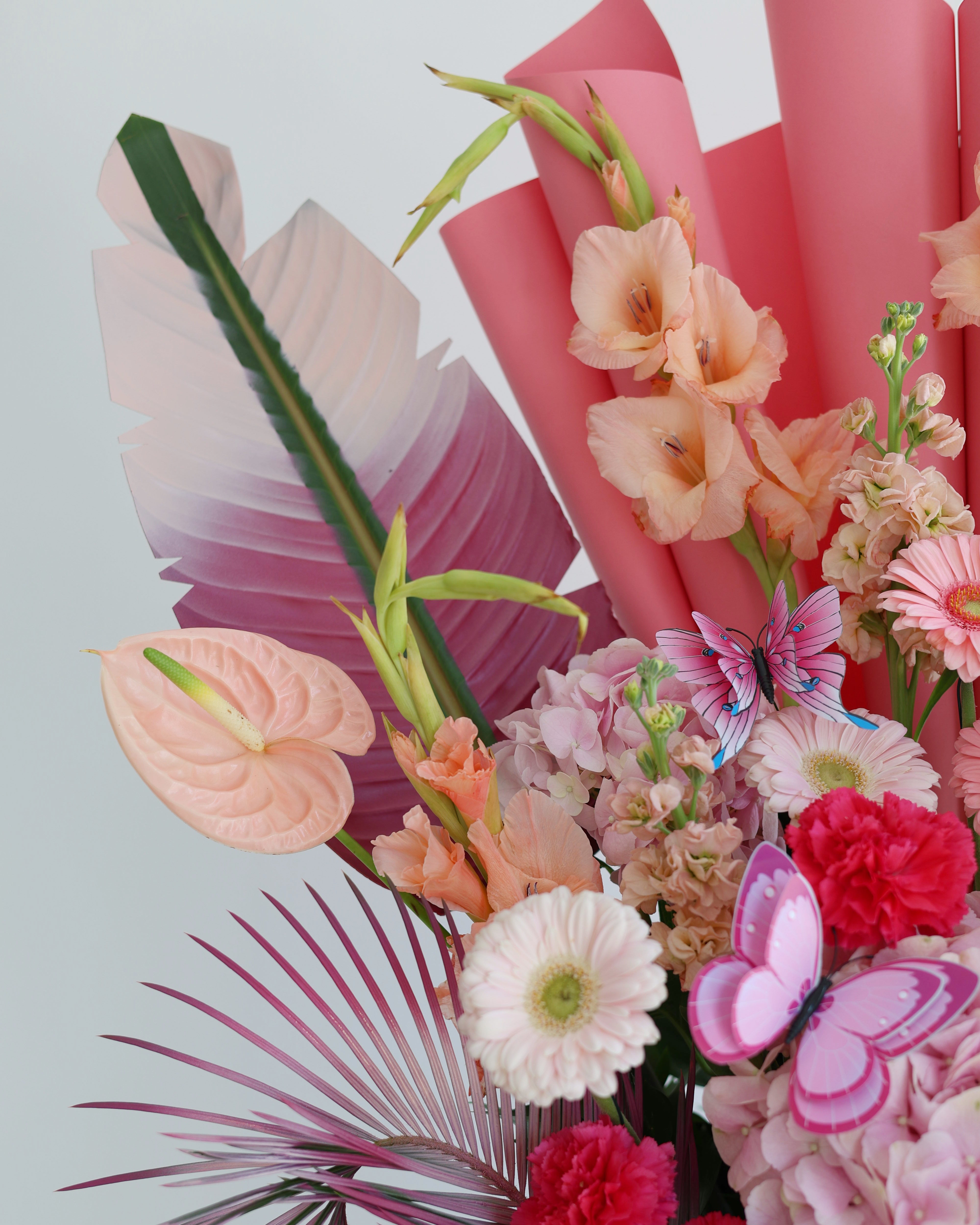 pink-a-boo - Cube Bag arrangement