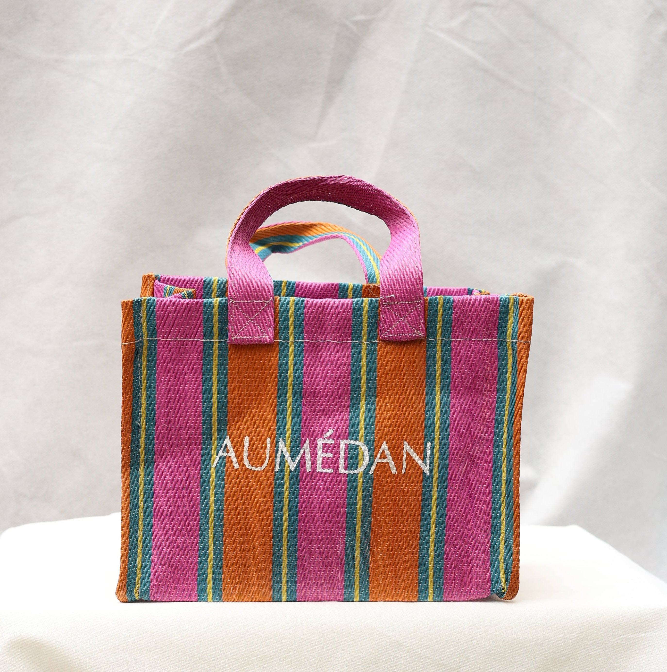 PINK/ORANGE - SMALL TOTE BAG