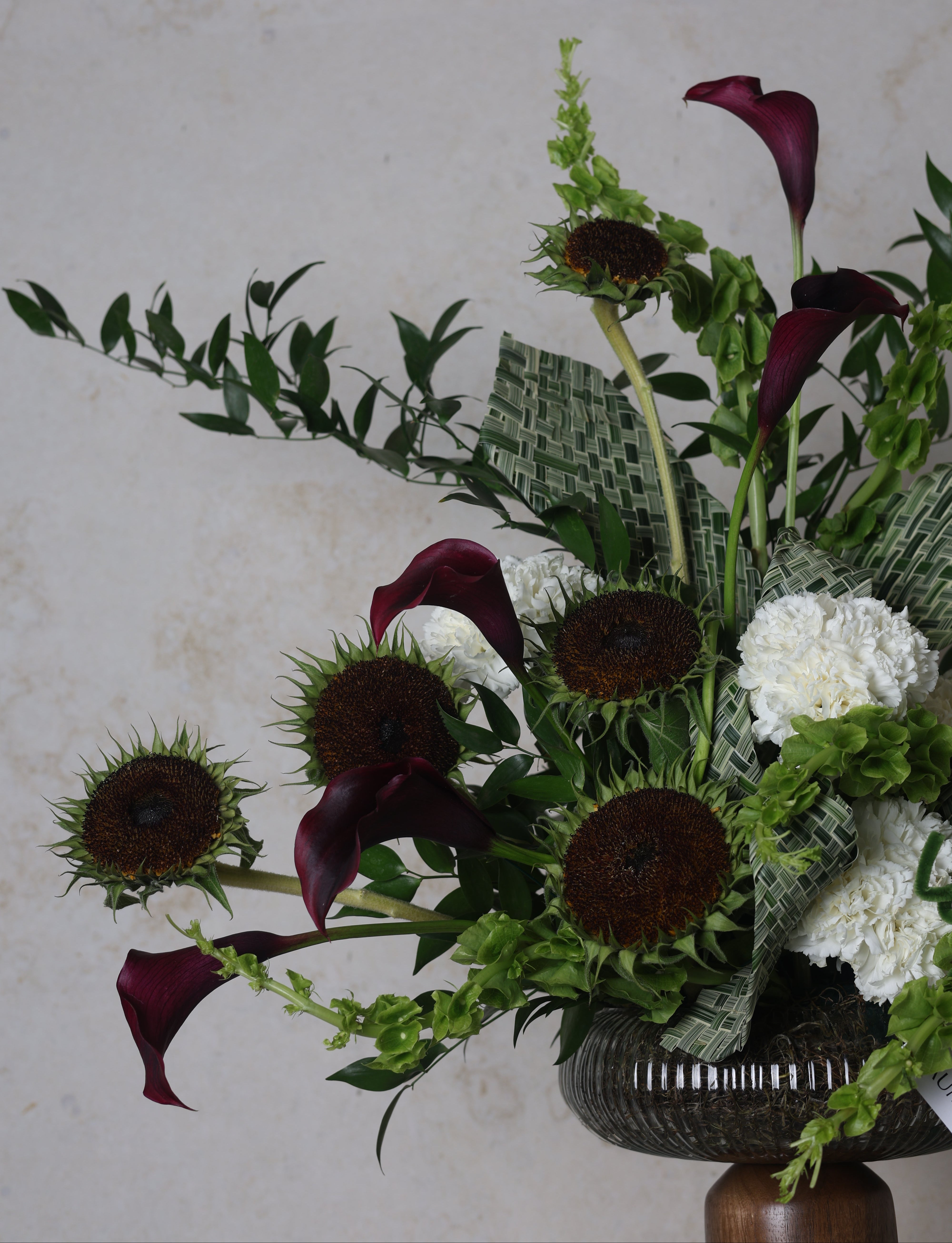 NOIR POÈME - VASE ARRANGEMENT