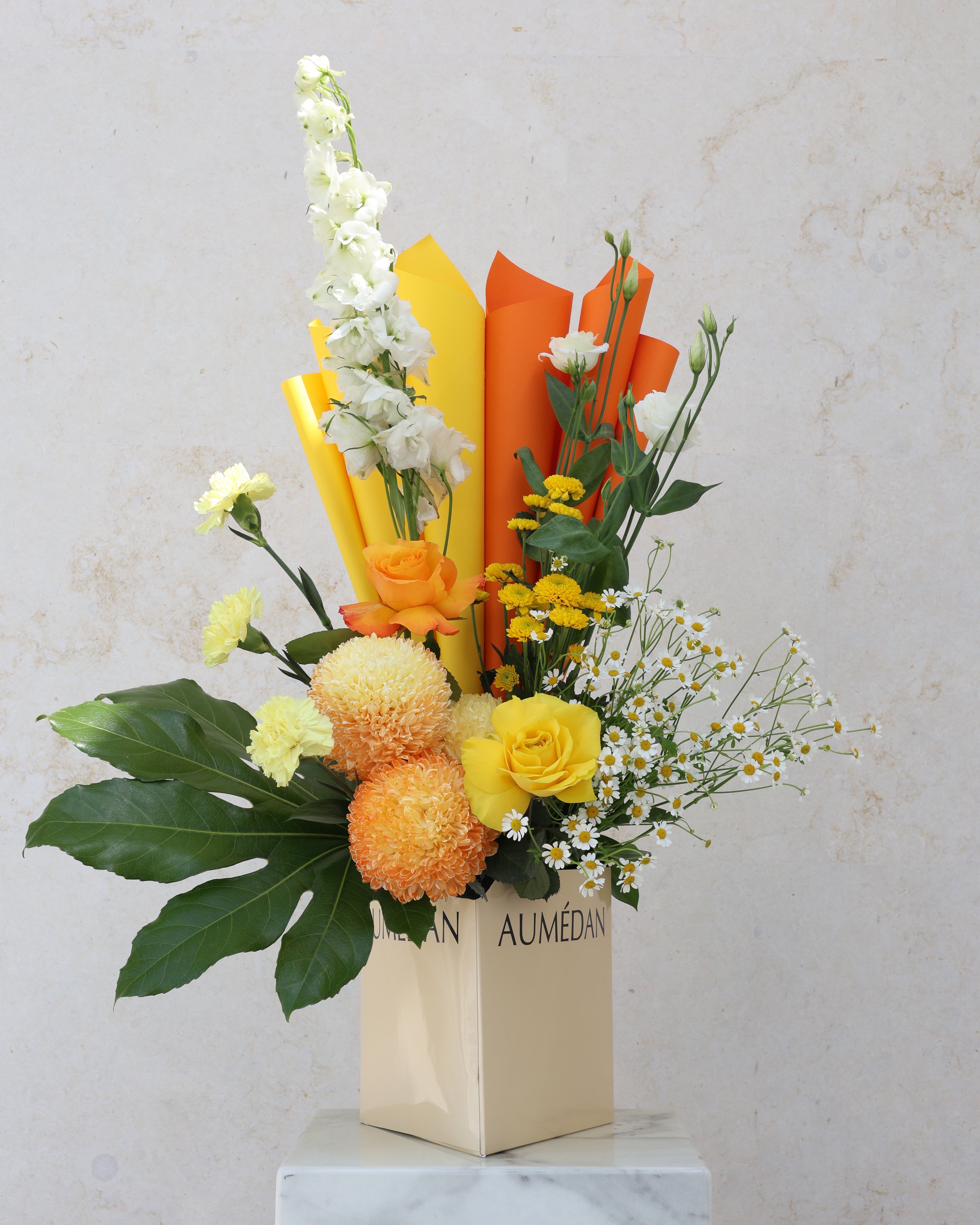 AUTUMN EMBER - TRITOTE BAG ARRANGEMENT