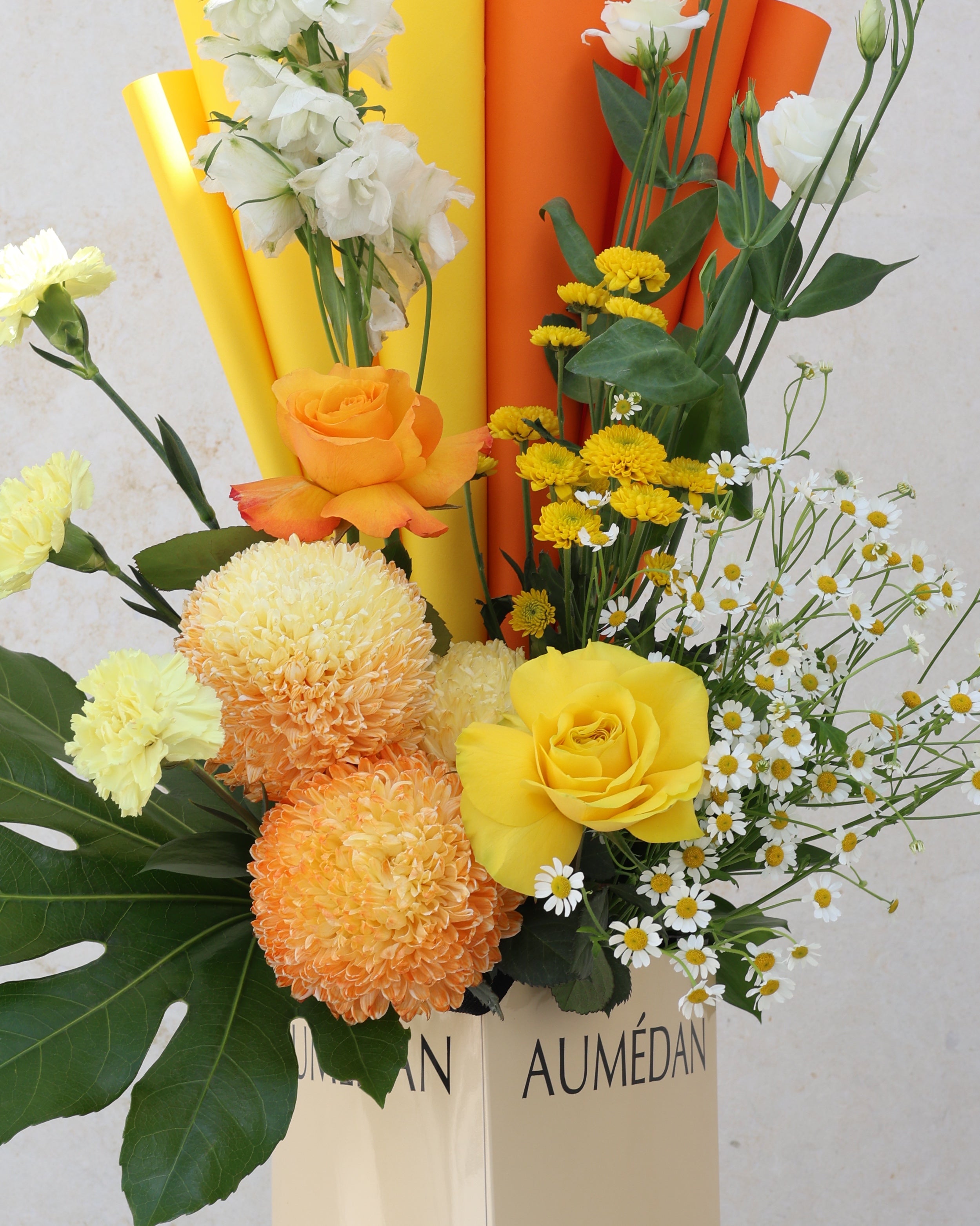 AUTUMN EMBER - TRITOTE BAG ARRANGEMENT