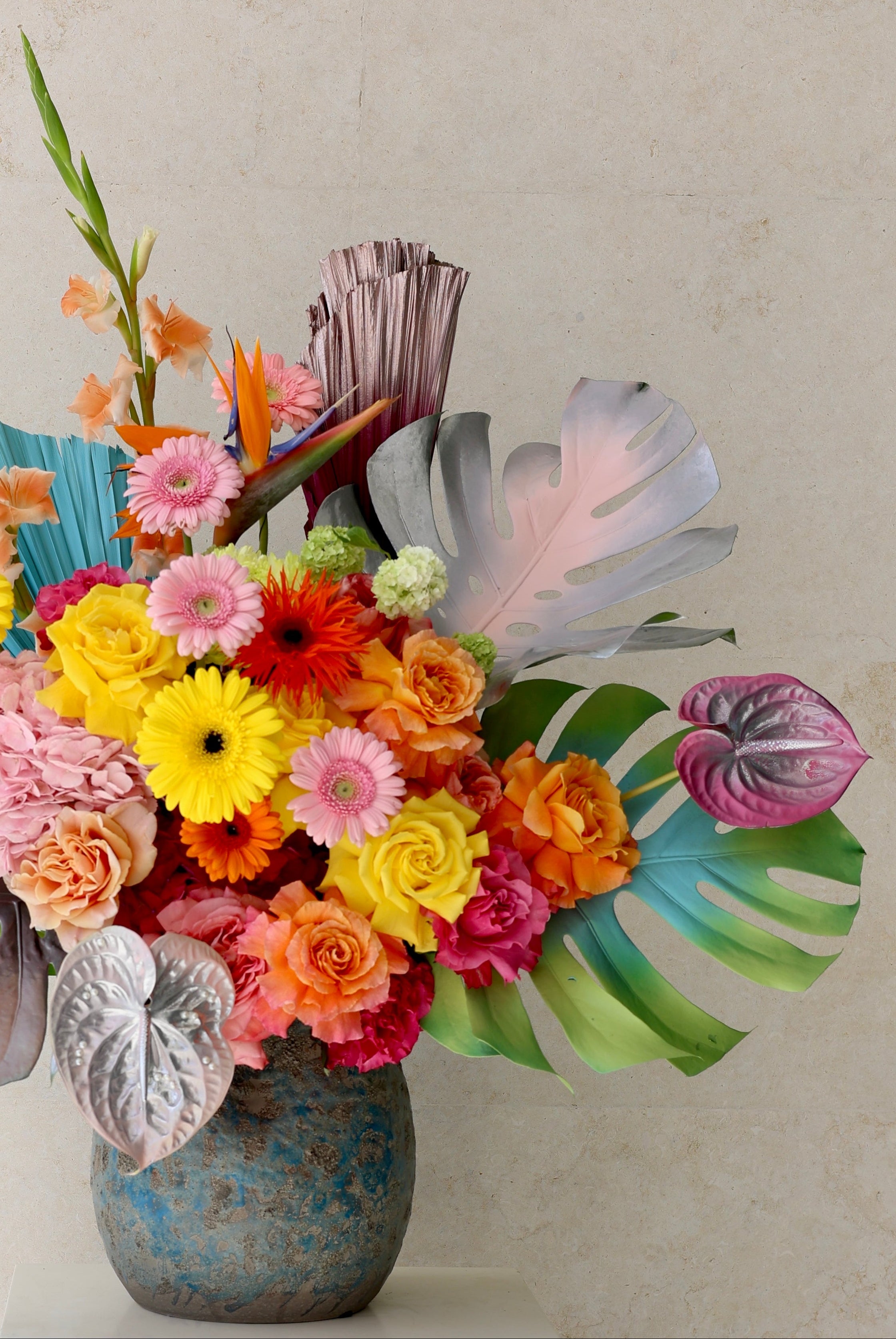 BRIGHTEN MY DAY - VASE ARRANGEMENT