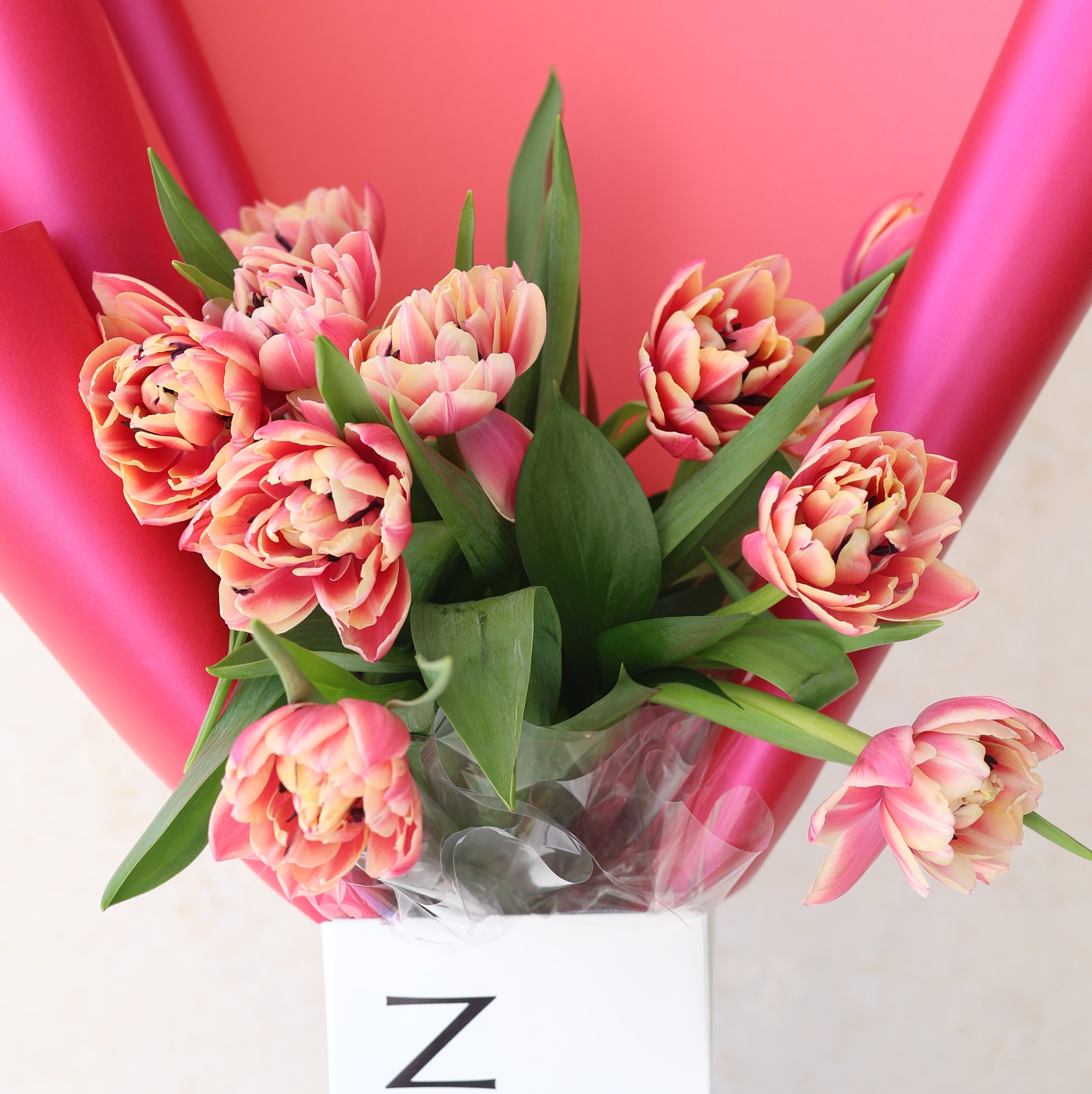 UNFOLDED TULIPS - HAND BOUQUET