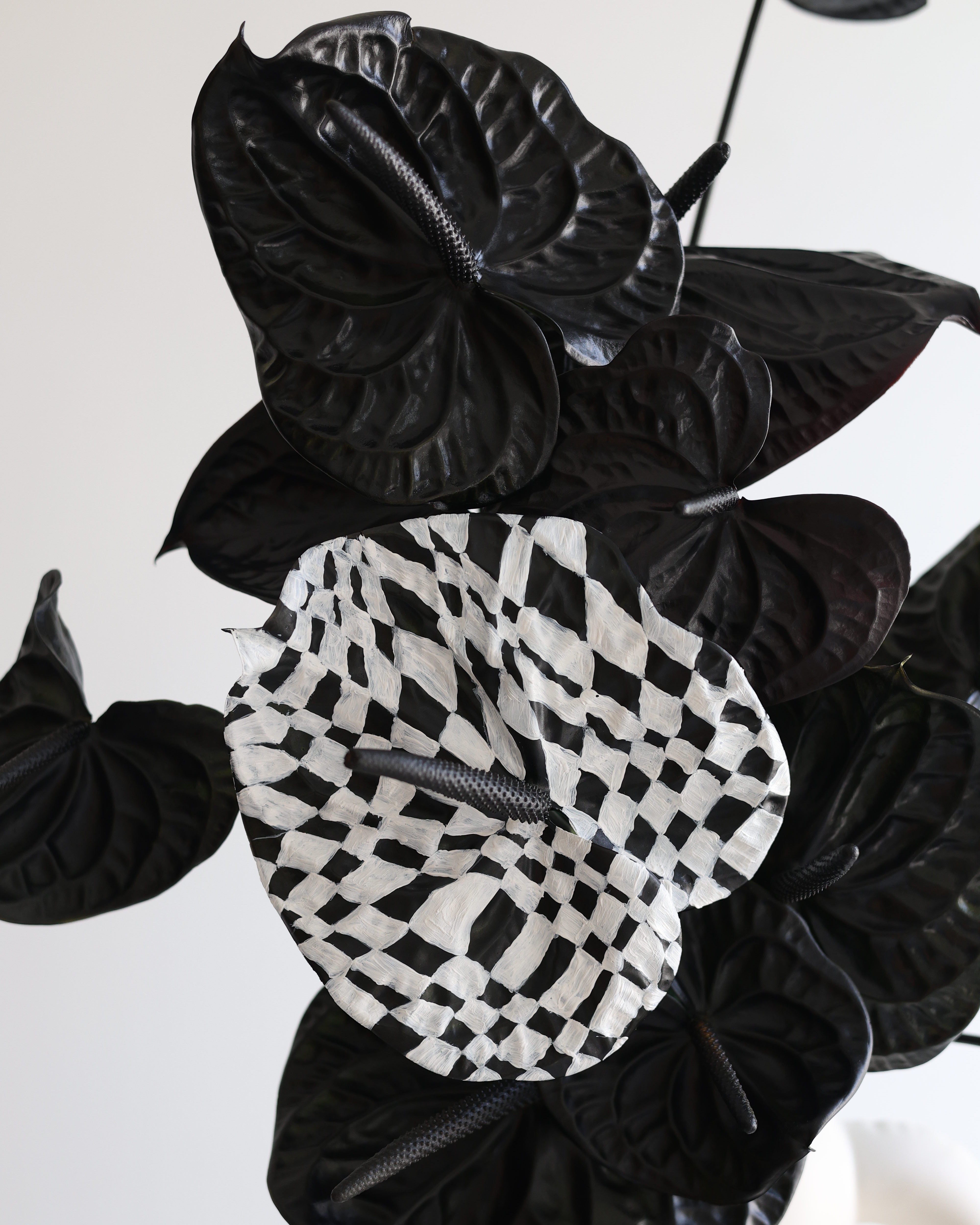 checkerboard charm - VASE ARRANGEMENT