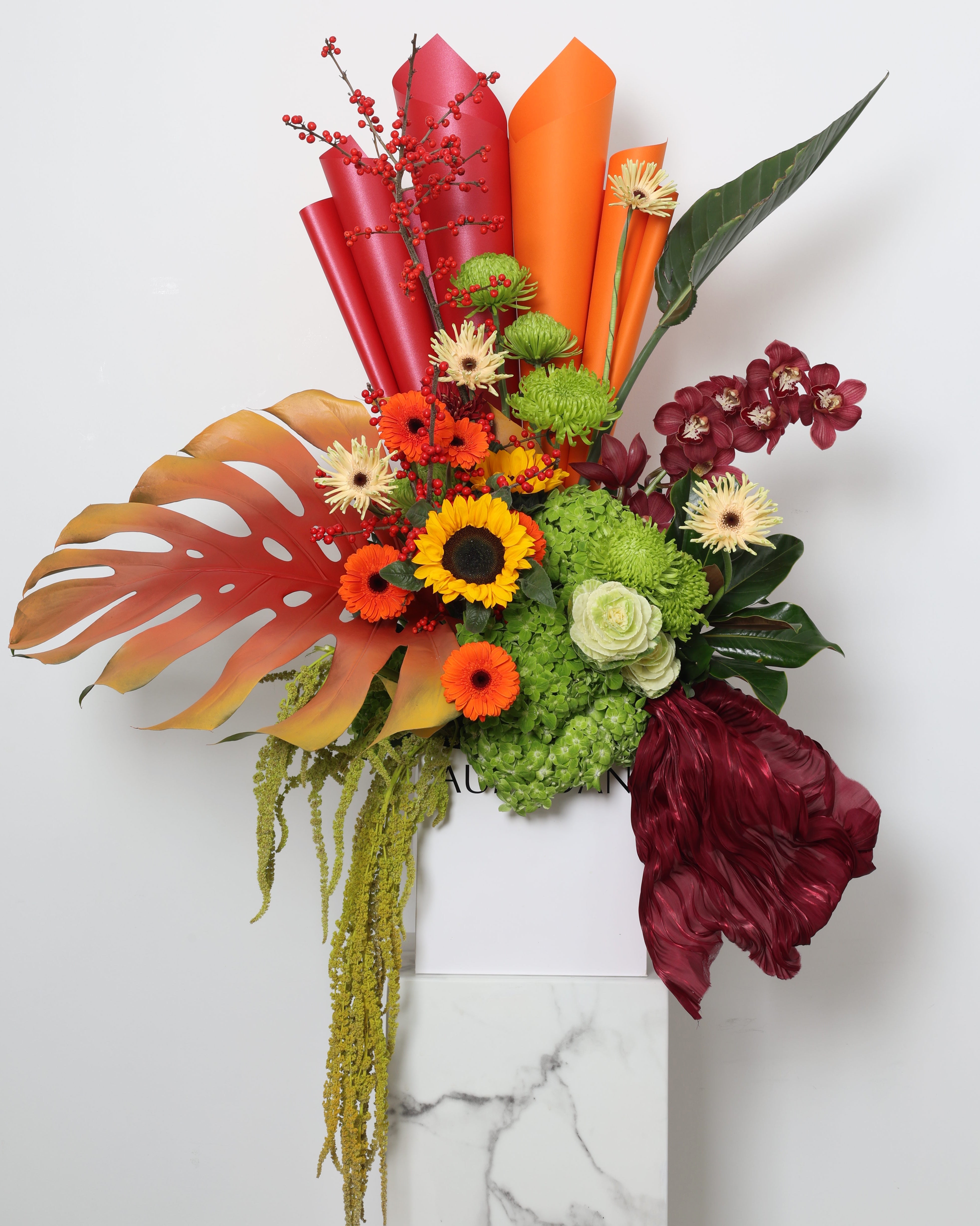 EVERGREEN KISS - Cube Bag arrangement