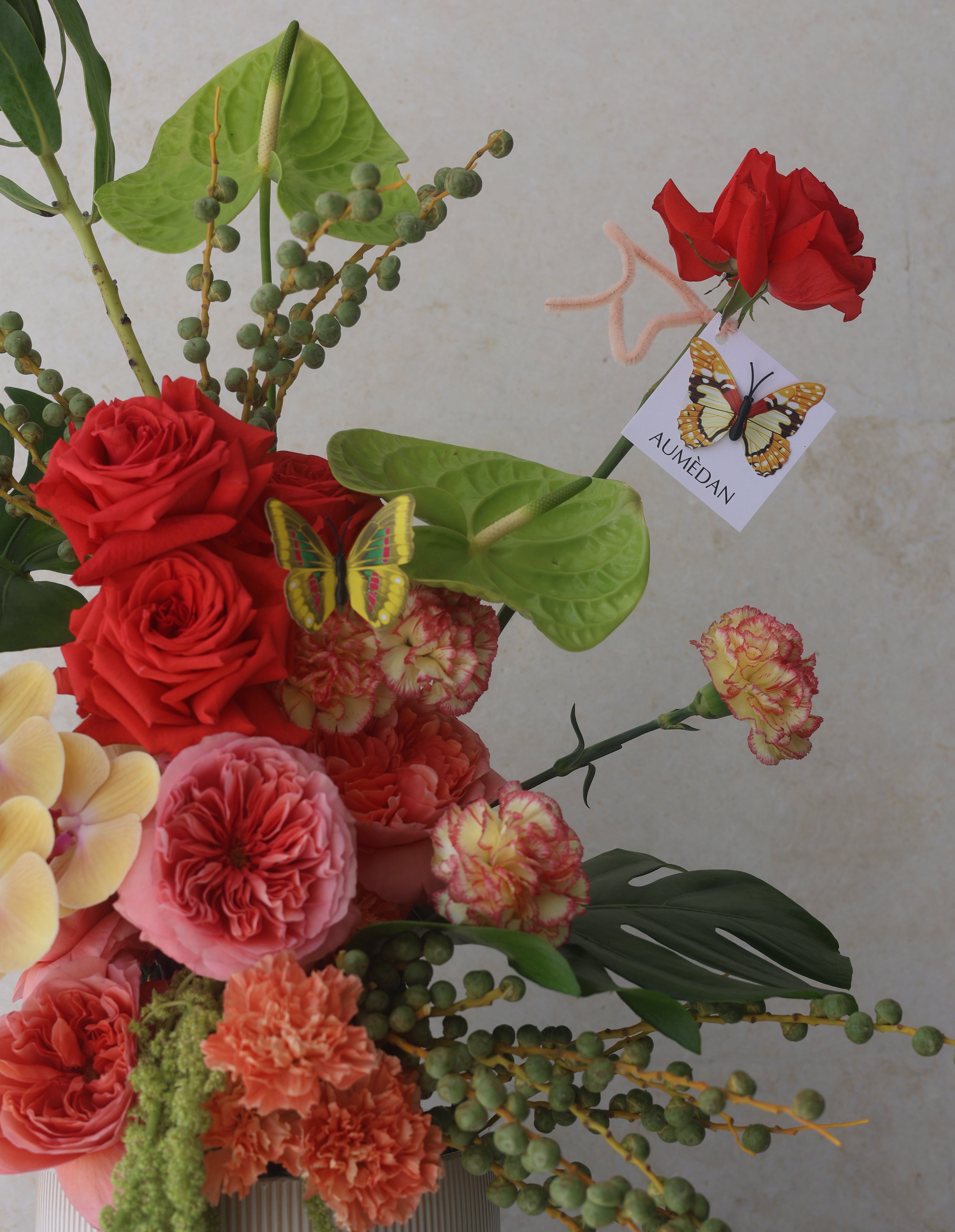 TERRE BATTUE - VASE ARRANGEMENT