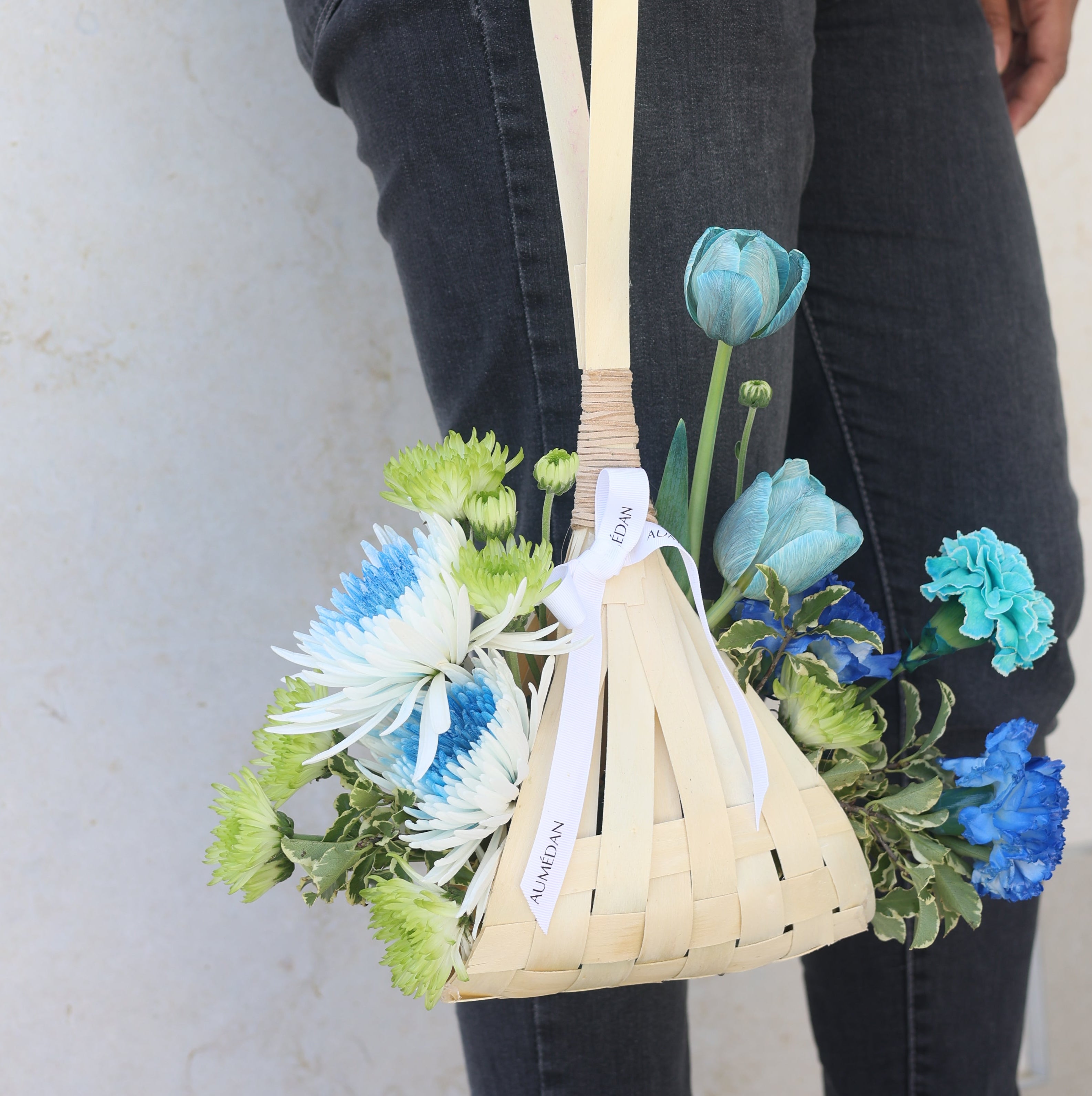 BLUE - HAND BASKET