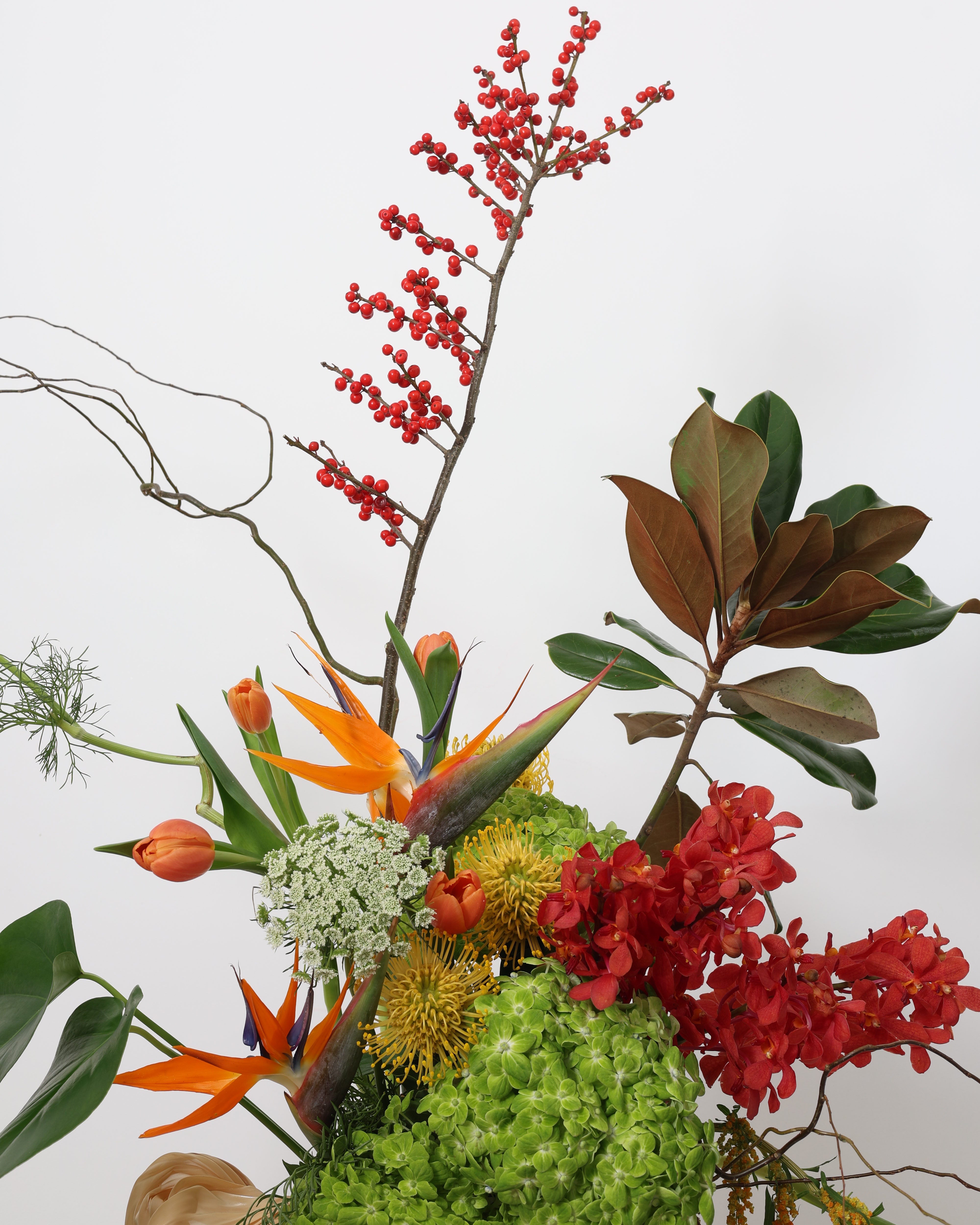 harvest hues - VASE ARRANGEMENT