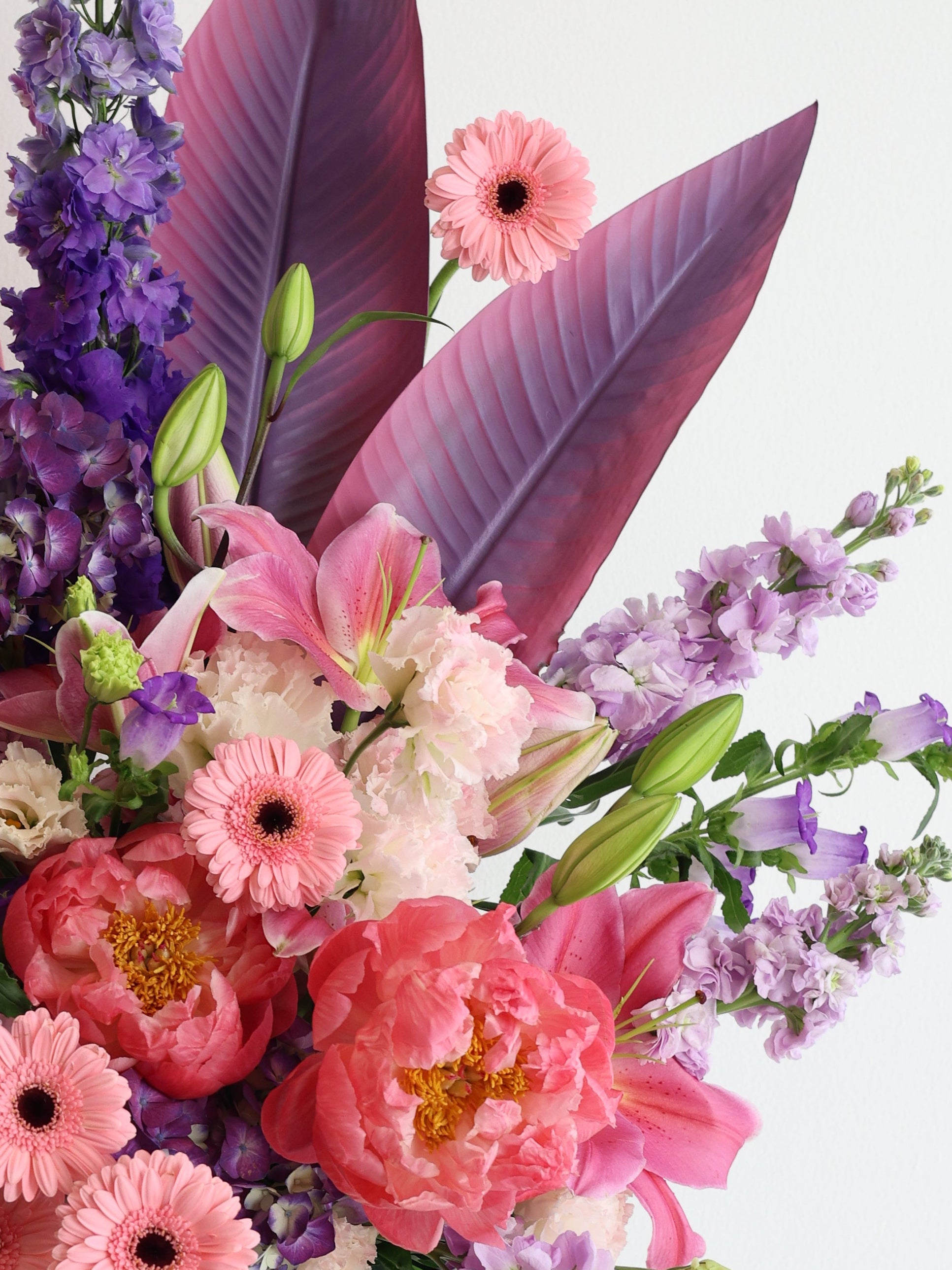 pretty in pink-ish purple - VASE ARRANGEMENT