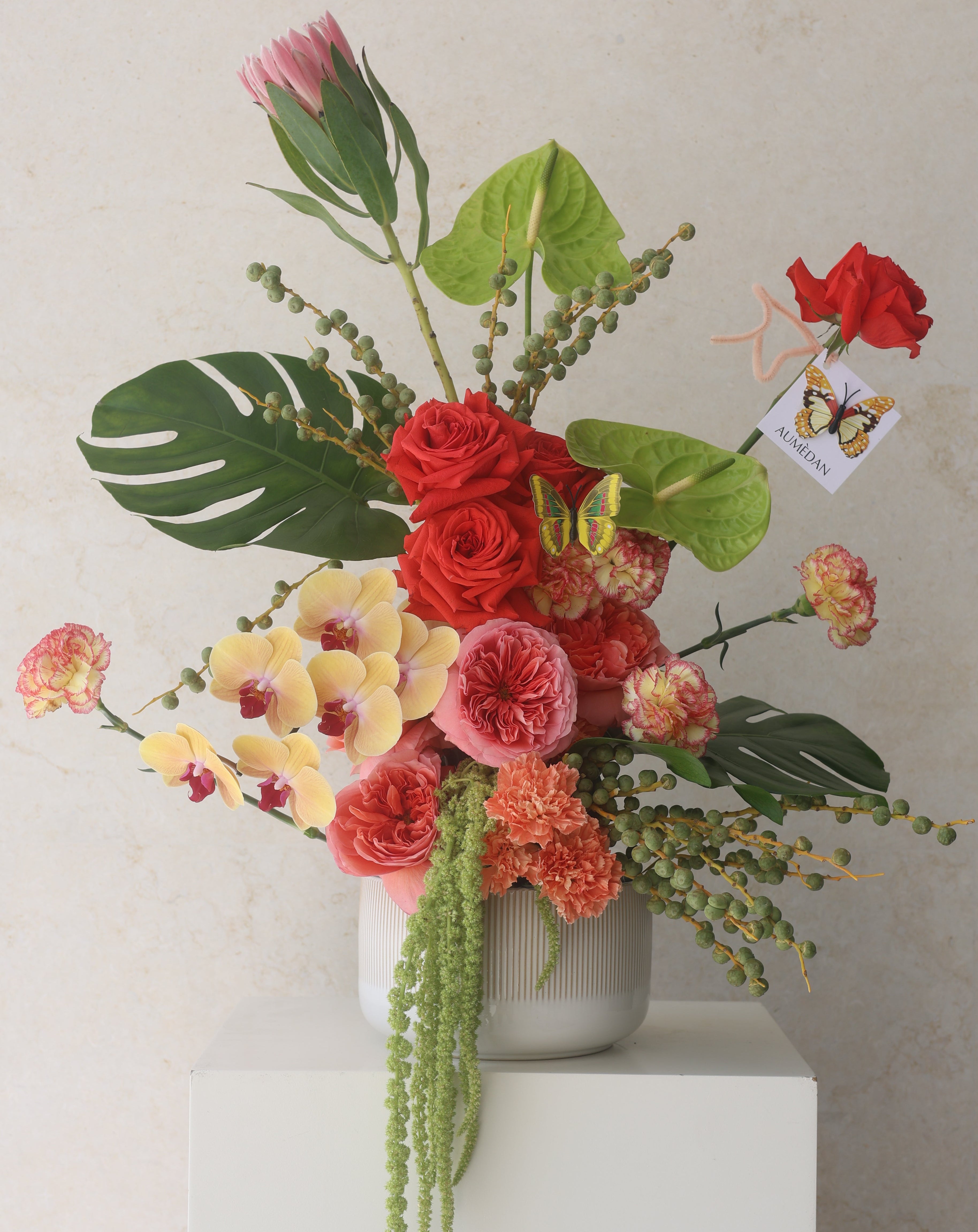 TERRE BATTUE - VASE ARRANGEMENT