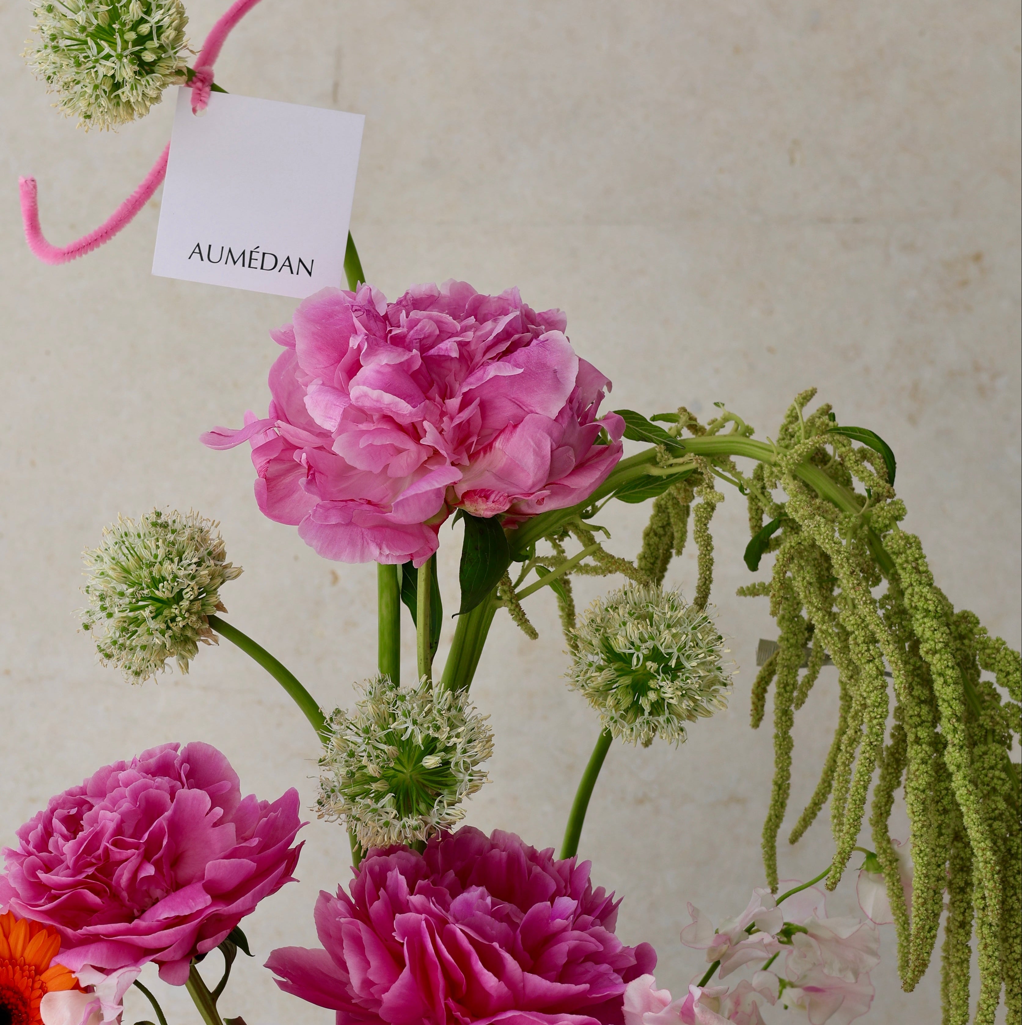 PEONY CONFETTI - VASE ARRANGEMENT