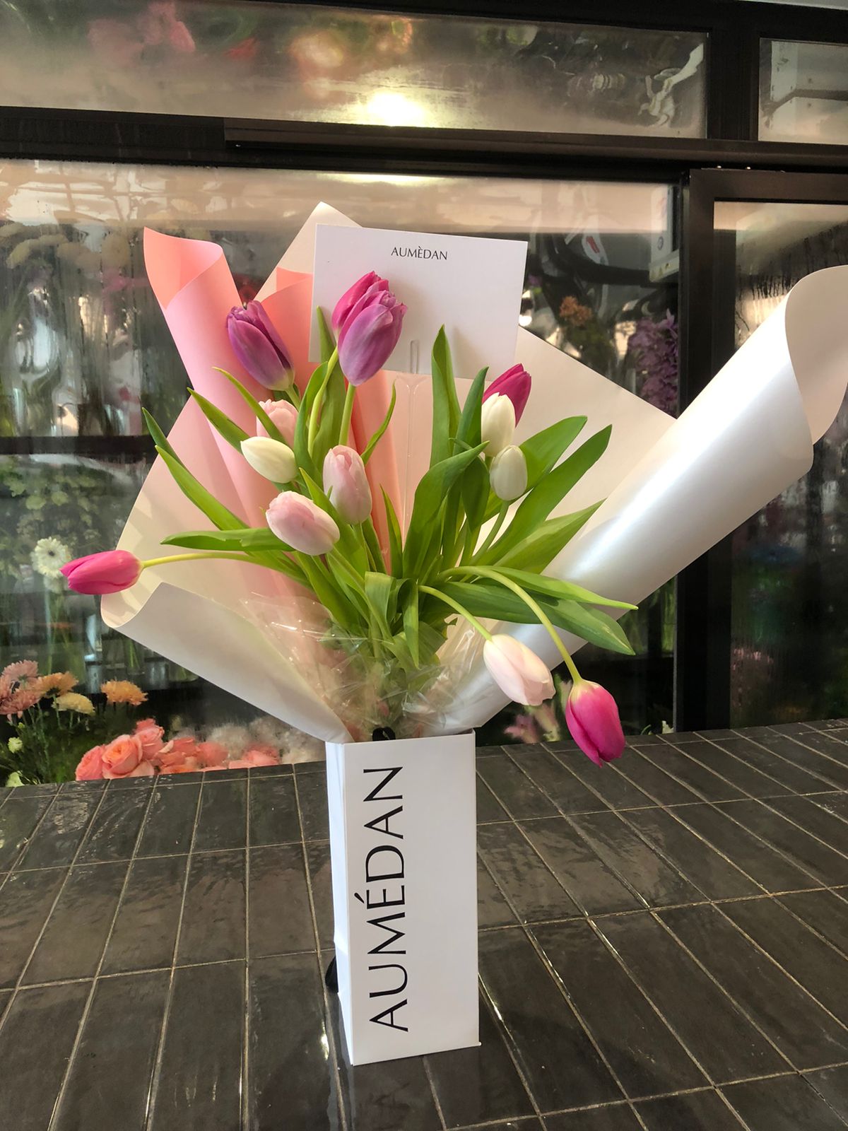 TULIPS MIX -  HAND BOUQUET