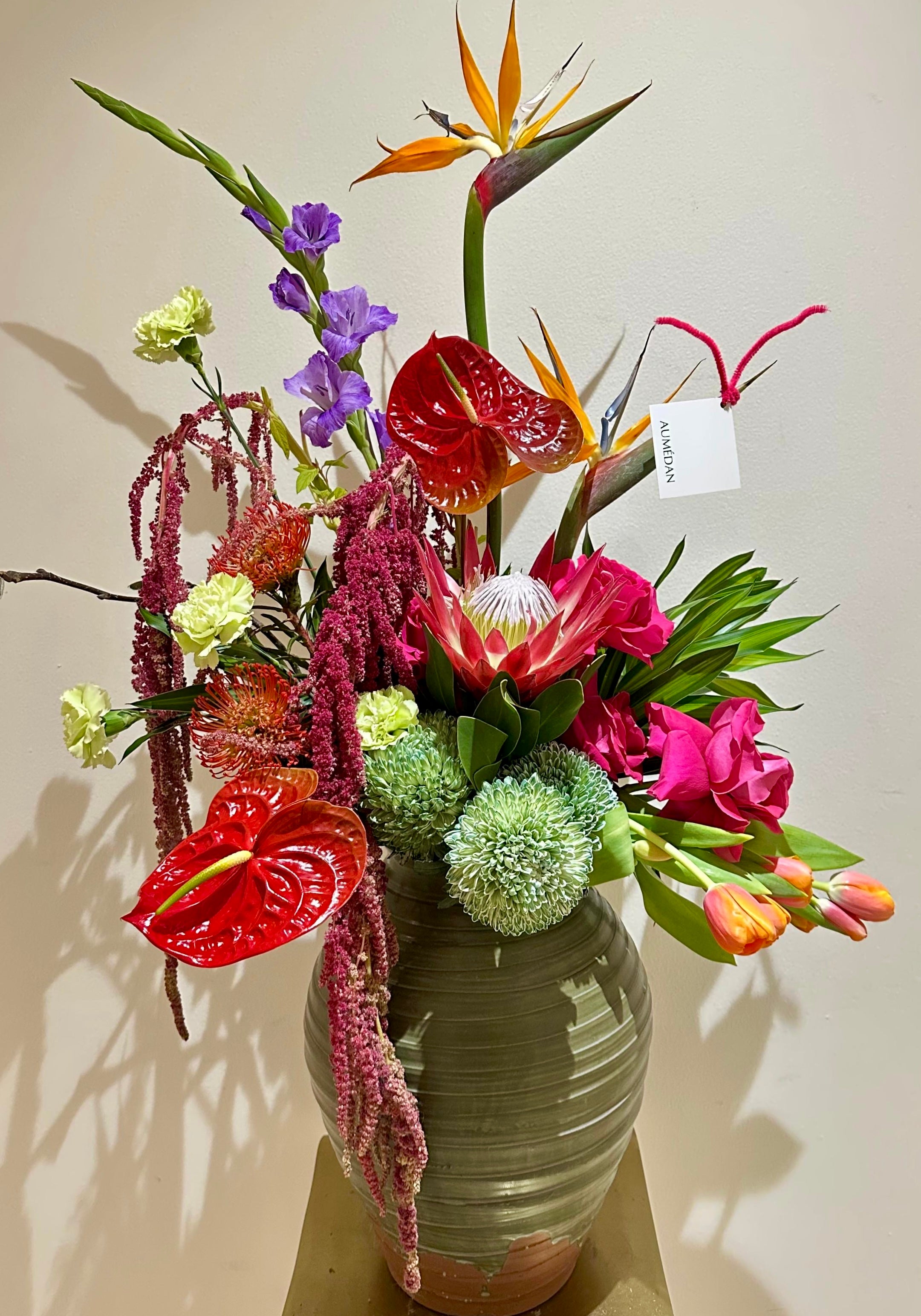 TROPICAL CHARM  - VASE ARRANGEMENT