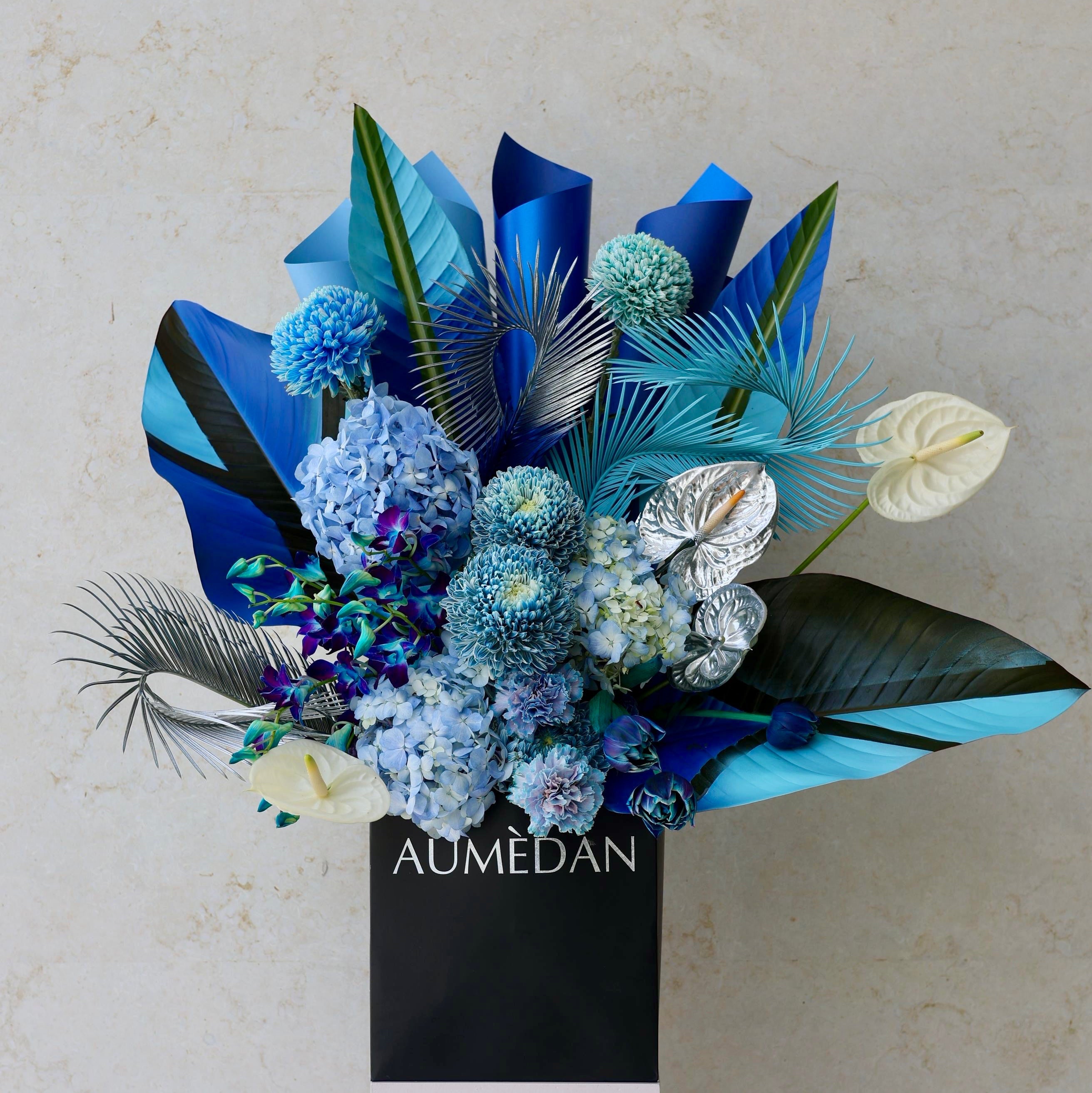 Blue Petrole -  Cube Bag arrangement