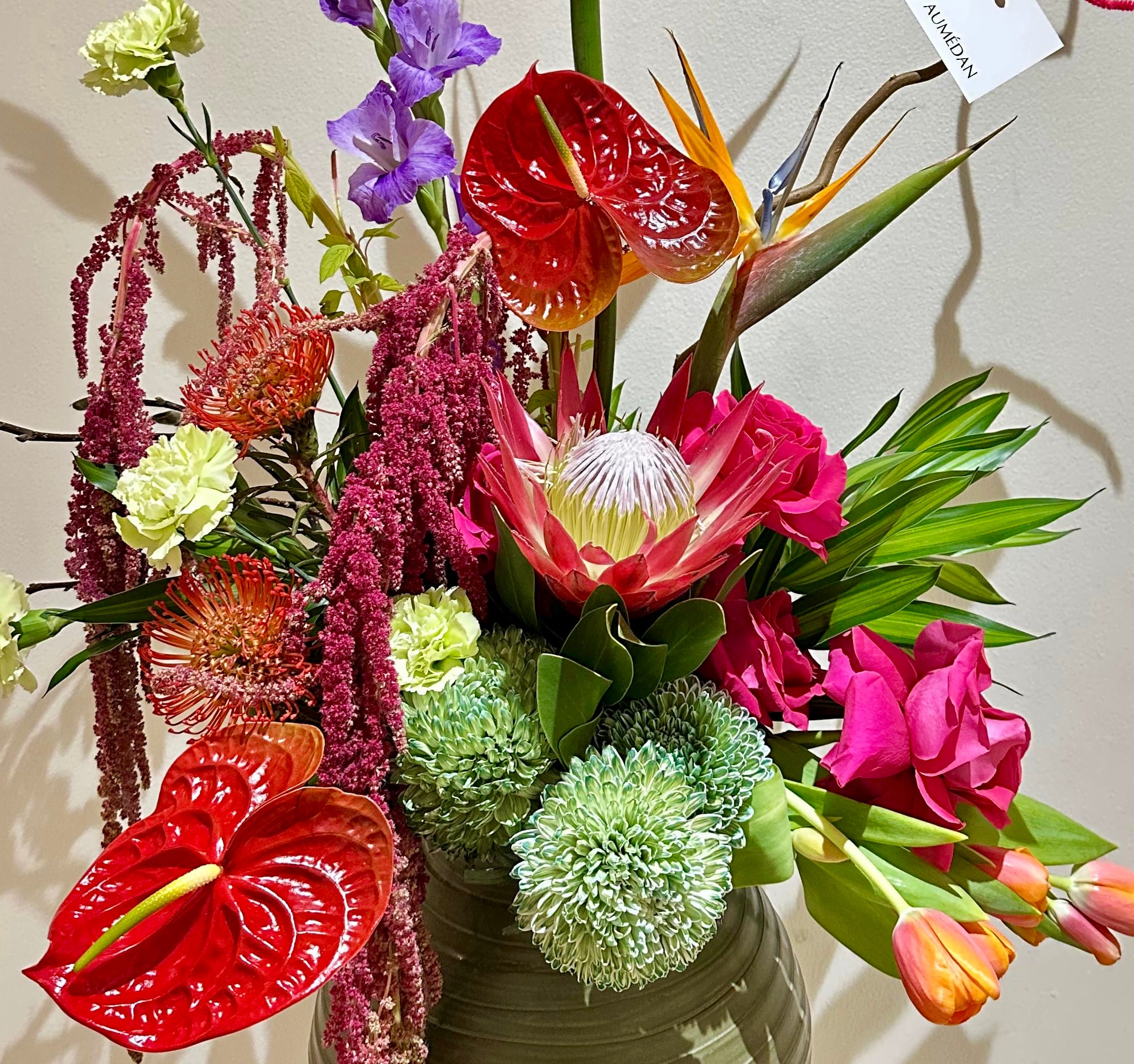 TROPICAL CHARM  - VASE ARRANGEMENT